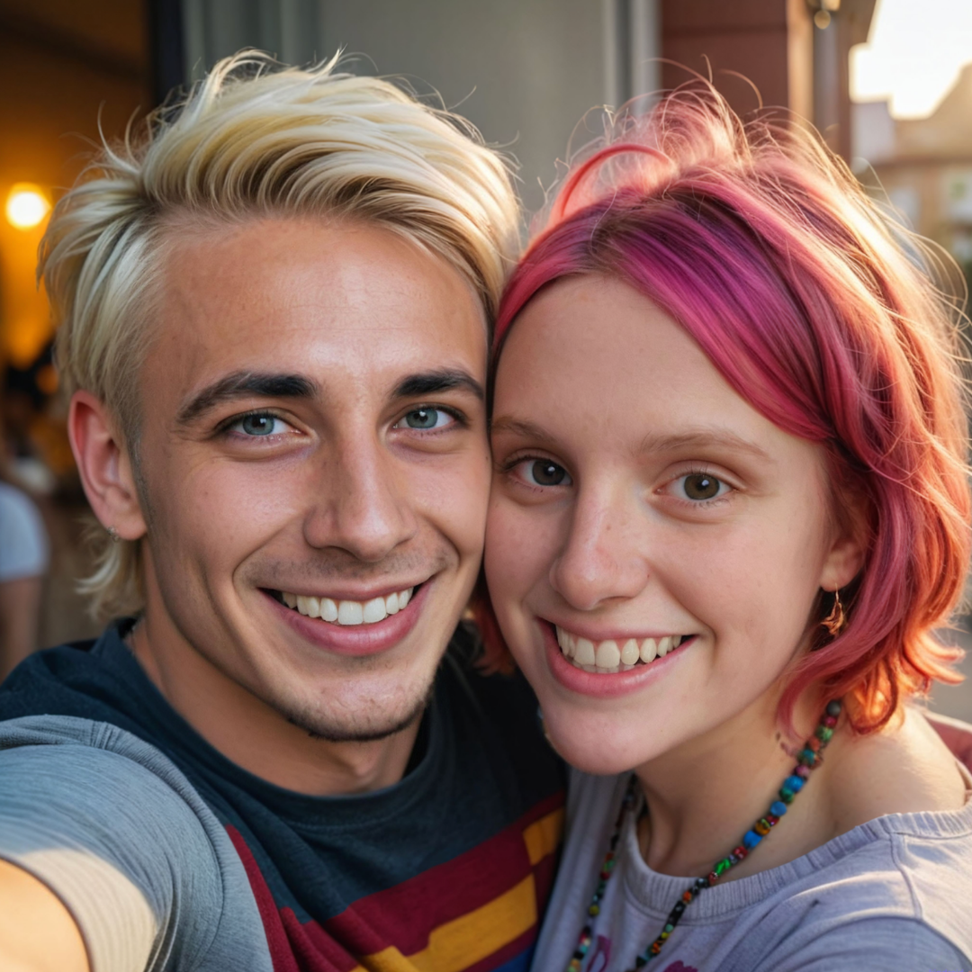 Evan and Megan, Kindroid render