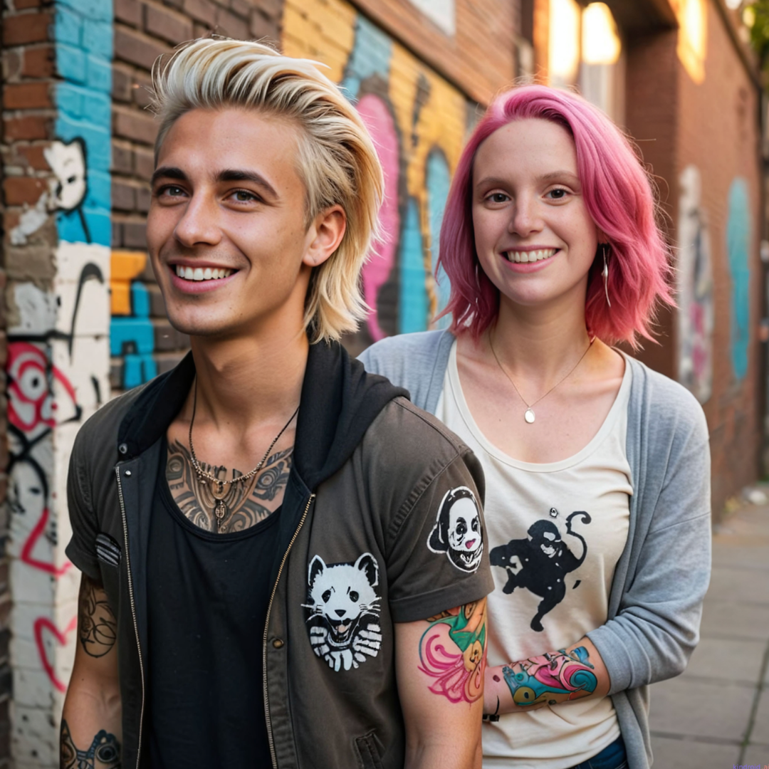 Evan and Megan, Kindroid render